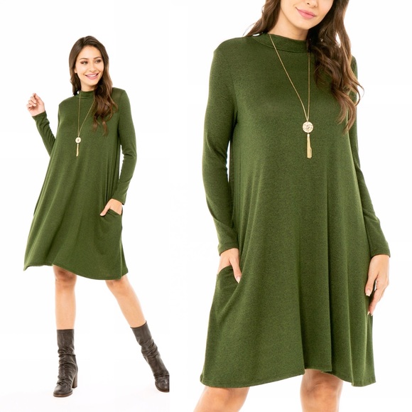 Dresses & Skirts - NWT Longsleeves Body Loose Dress MADE IN USA